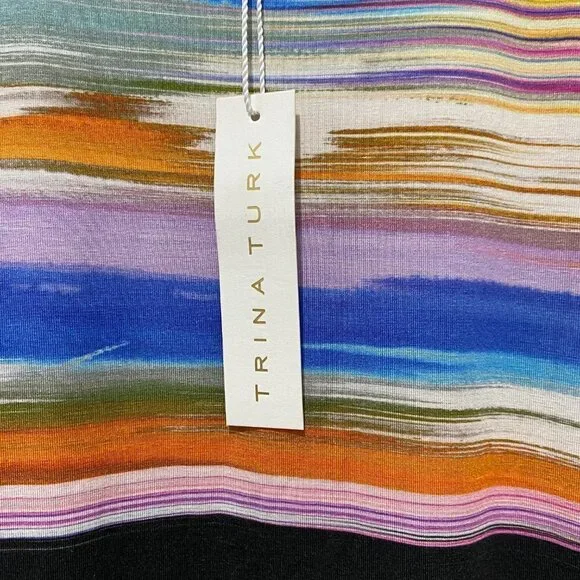 Trina Trunk Montecito Long Sleeve Bodycon Dress Size Large - Picture 5 of 5